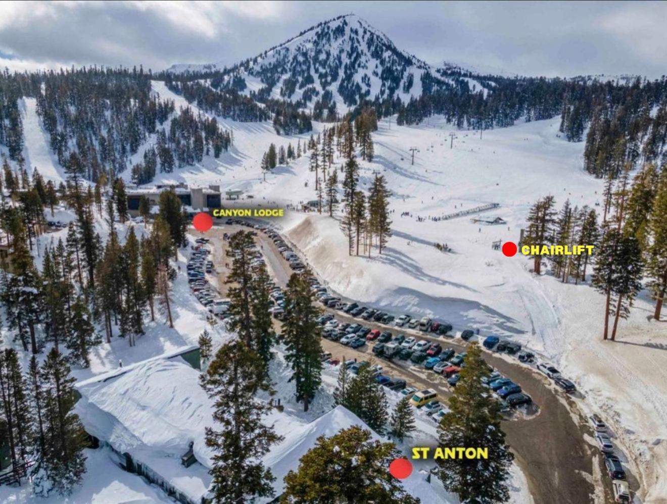 Fully Renovated! St Anton #17 Ski In Ski Out 1 Bedroom 1 Bathroom Condo! Sleeps Up To 4! Mammoth Lakes Buitenkant foto